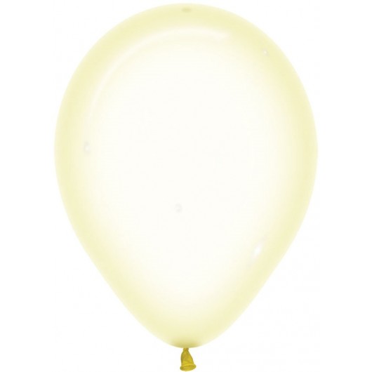 Купить Шар макарунс хрустально желтый кристалл - магазин воздушных шариков