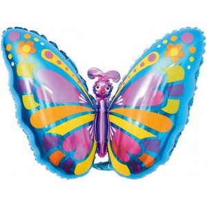 Шар Фигура Экзотическая бабочка, Голубой