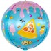 Купить Шар 3D Сфера, Десерты и сладости - магазин воздушных шариков