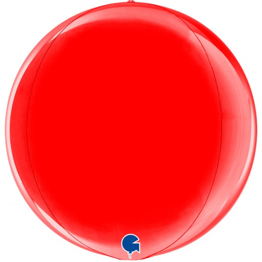 Купить Шар Сфера 3D, Красный - магазин воздушных шариков