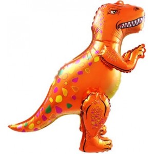 Шар Ходячая Фигура, Динозавр Аллозавр, Оранжевый