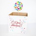 Купить Коробка сюрприз с шарами, С Днем рождения - магазин воздушных шариков