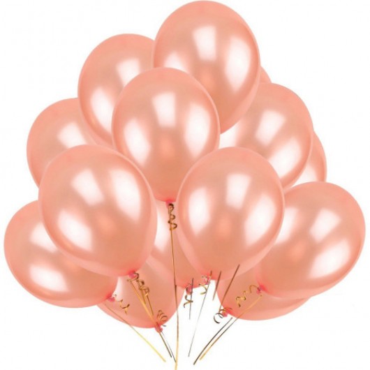 Купить Облако из шаров розовое золото - магазин воздушных шариков