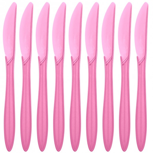 Купить Ножи Розовый 24 шт - магазин воздушных шариков